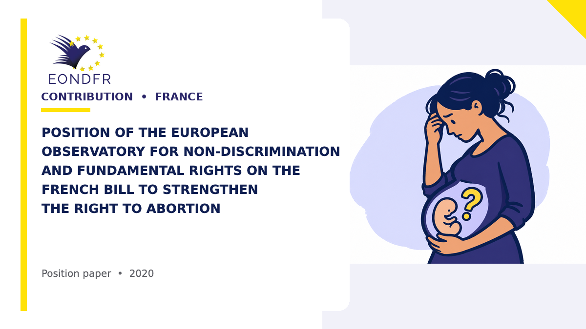 EONDFR position on the French bill to strengthen the right to abortion — position paper 2020