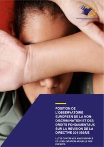 Position de l’OENDDF sur la révision de la Directive 2011/93/UE